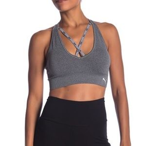 Puma Plunge Strappy Seamless Sports Bra